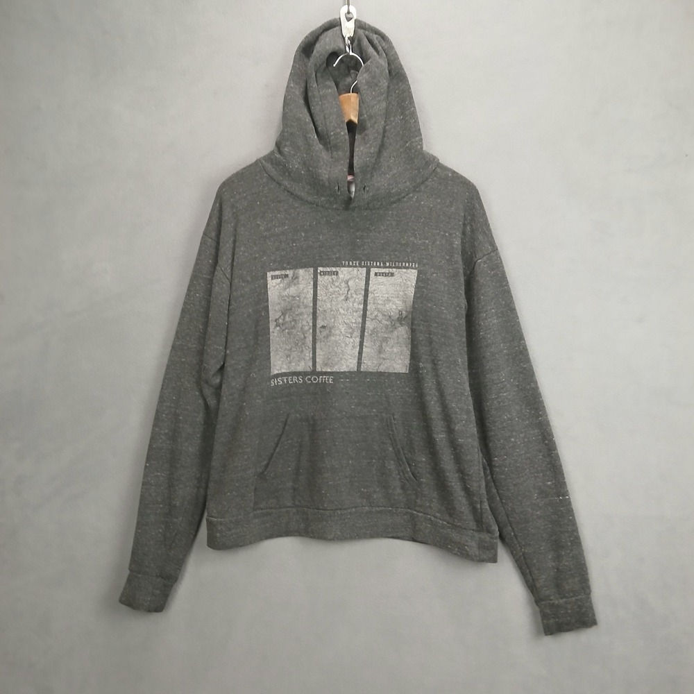 Royal Apparel Hoodie Men XL Dark Gray Three Sisters Wilderness Topo South Middle